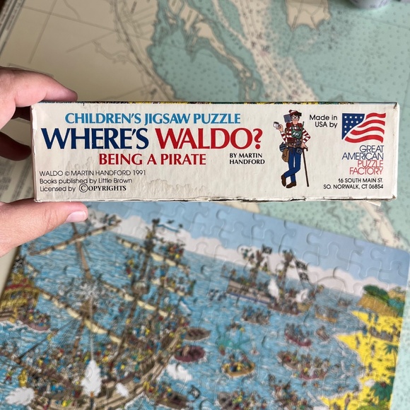 Vintage 1991 Where's Waldo Being a Pirate Puzzle - Picture 6 of 6